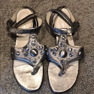 Dress sandals with jewels